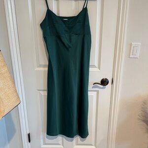 A New Day Target Hunter Green Slip Dress